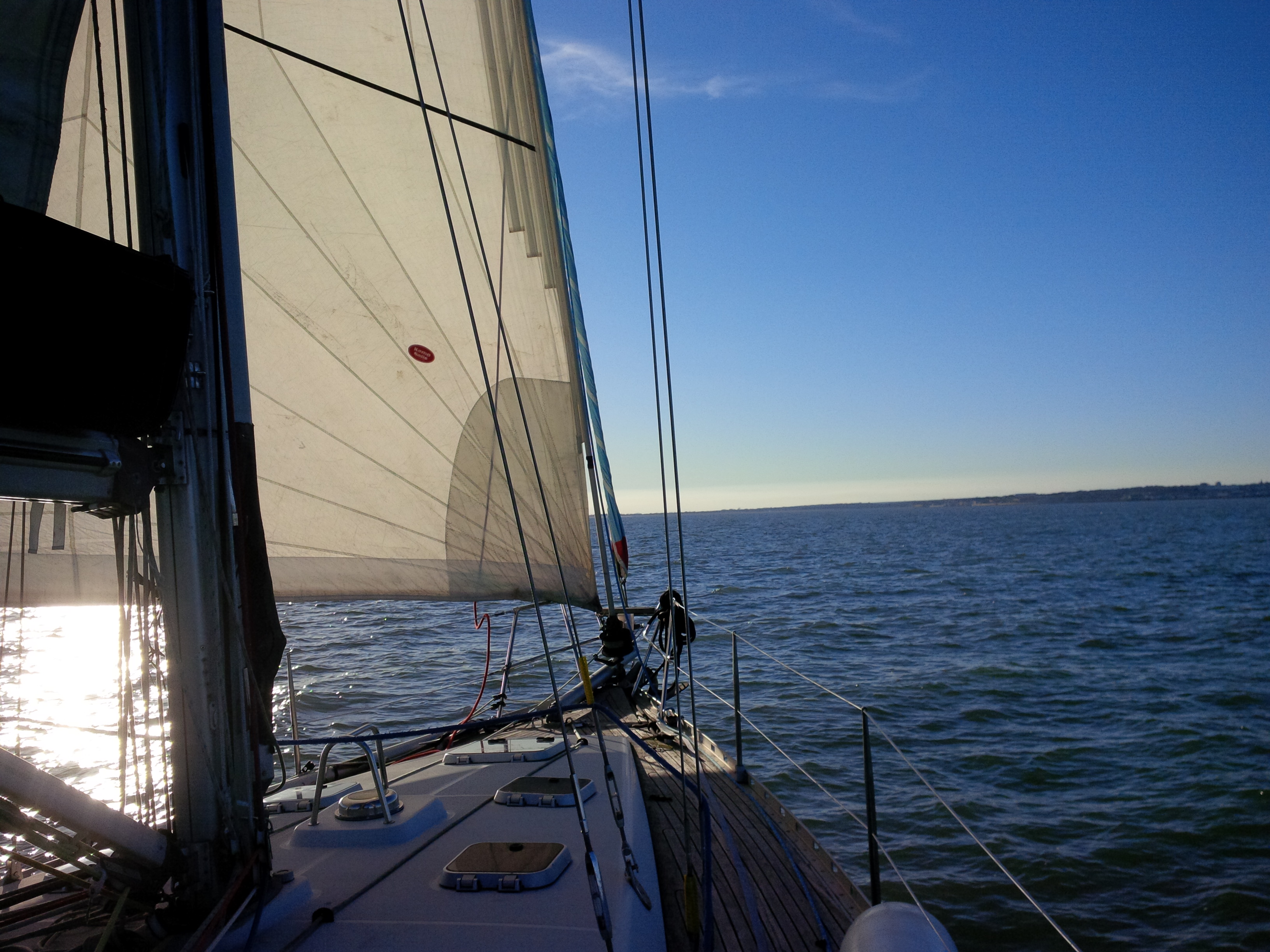 Crossing the Channel by sail